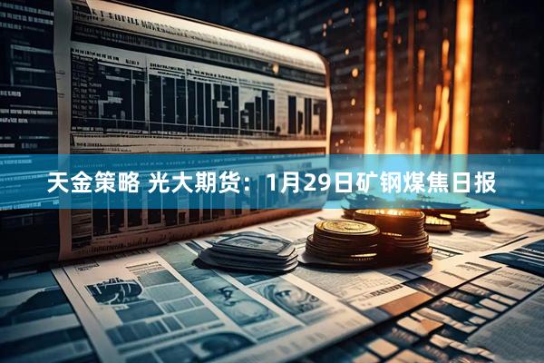 天金策略 光大期货：1月29日矿钢煤焦日报